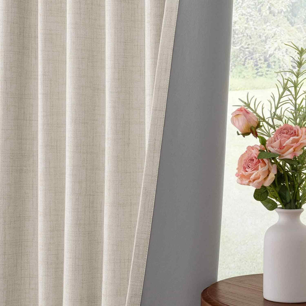 Linen Blackout Curtains