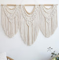 Wood Bead Macrame Wall Hanging
