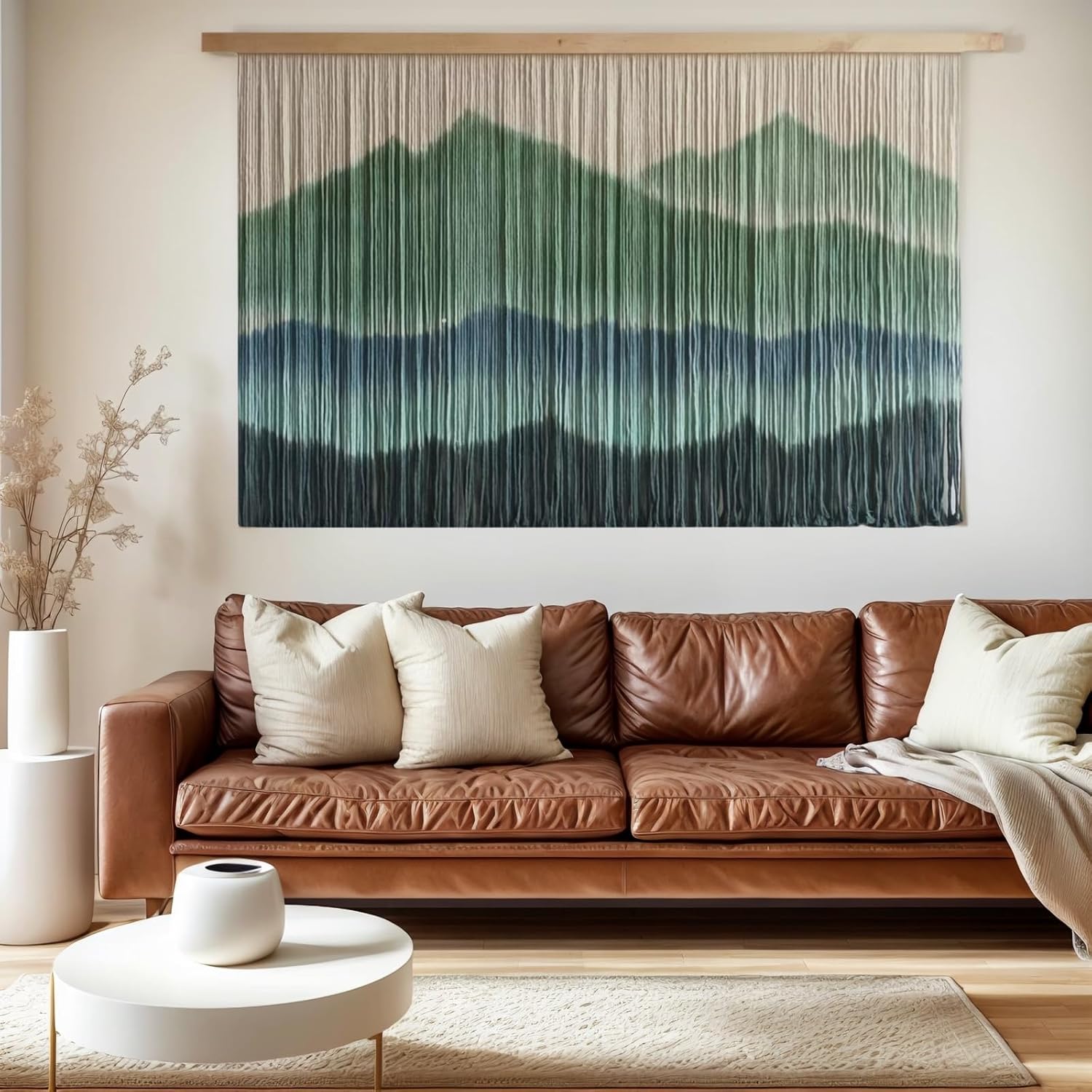 Mountain Macrame Wall Hanging