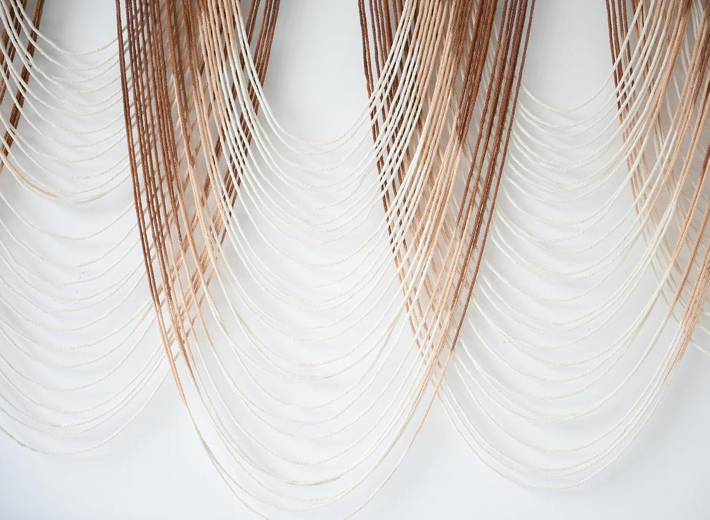 Dip Dyed Macrame Wall Hanging