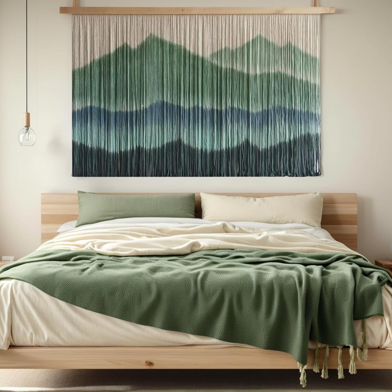 Mountain Macrame Wall Hanging