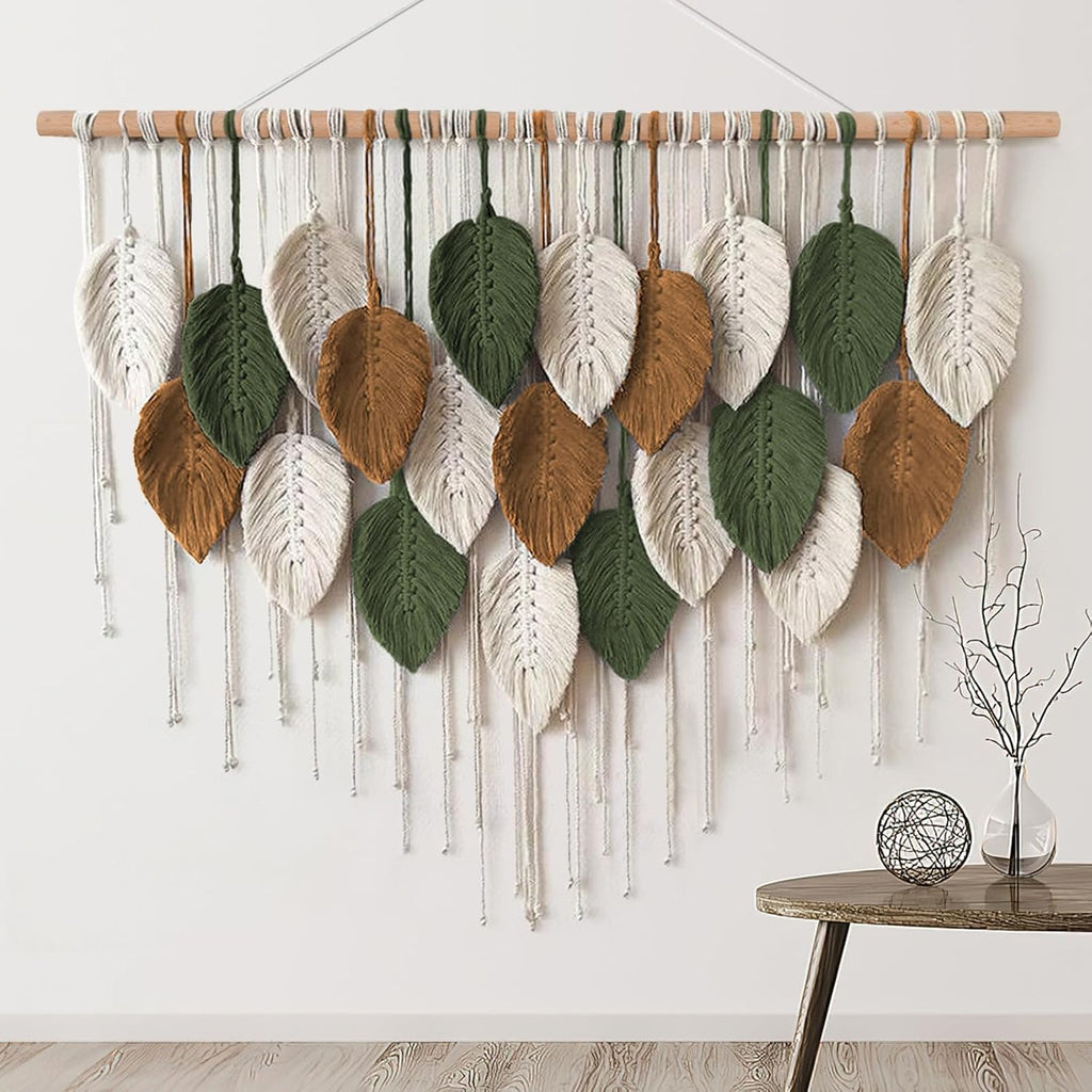 Leaf Macrame Wall Hanging