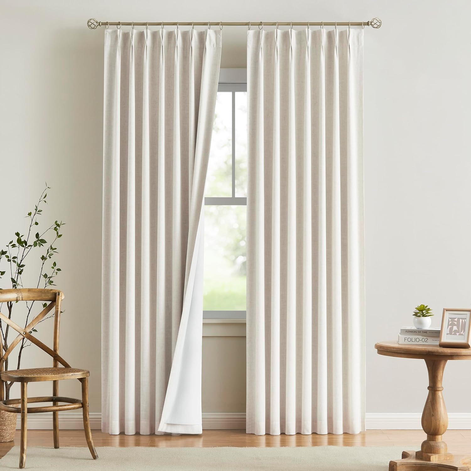 Home Pinch Pleated Blackout Curtains