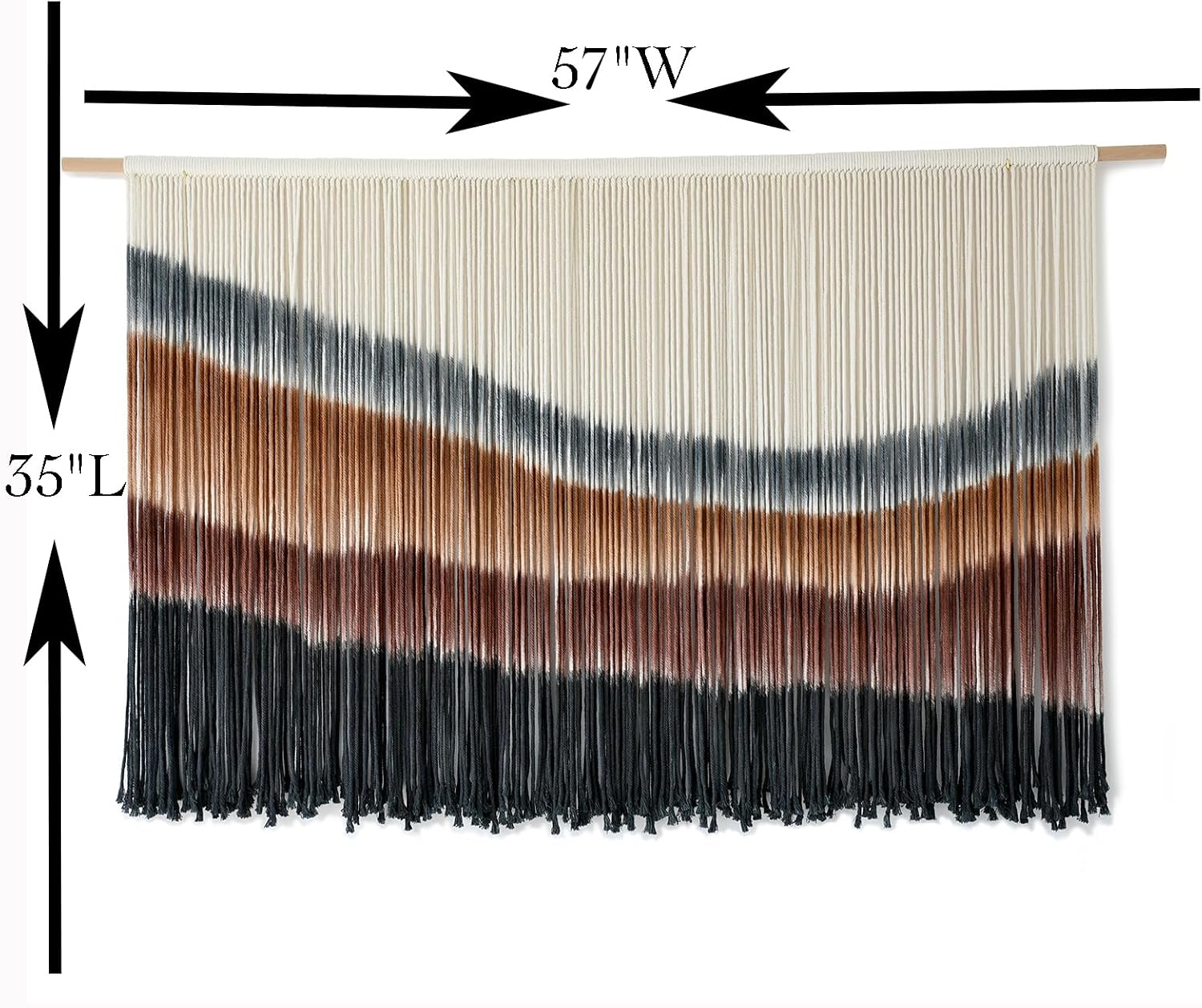 Tie-Dye Macrame Wall Hanging