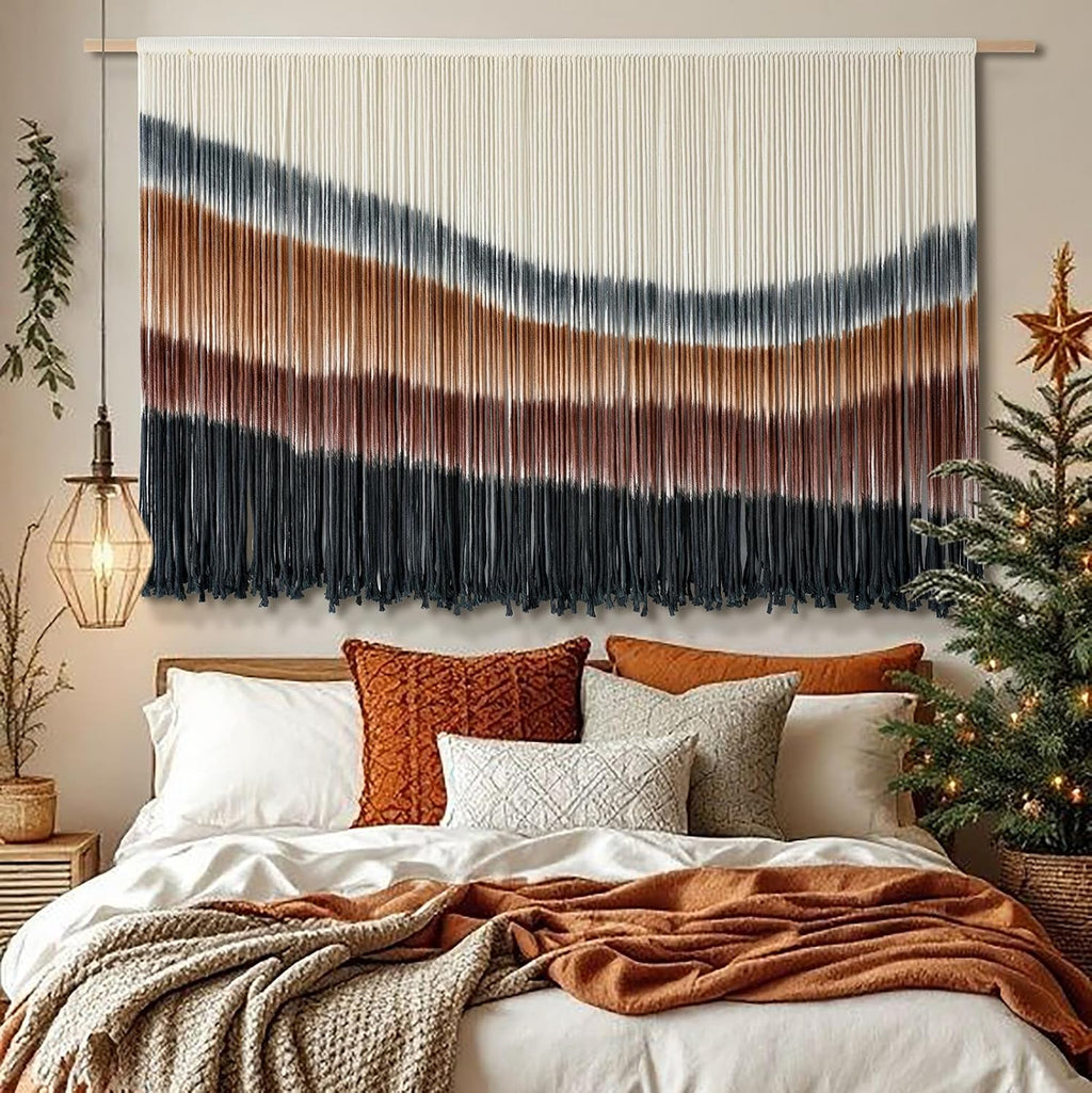 Tie-Dye Macrame Wall Hanging
