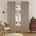 Linen Taupe Blackout Curtains