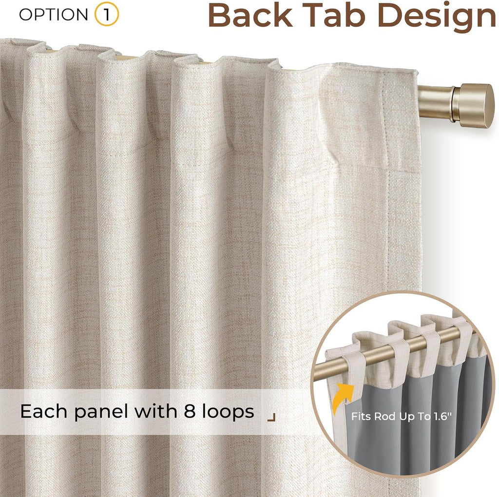 Linen Blackout Curtains