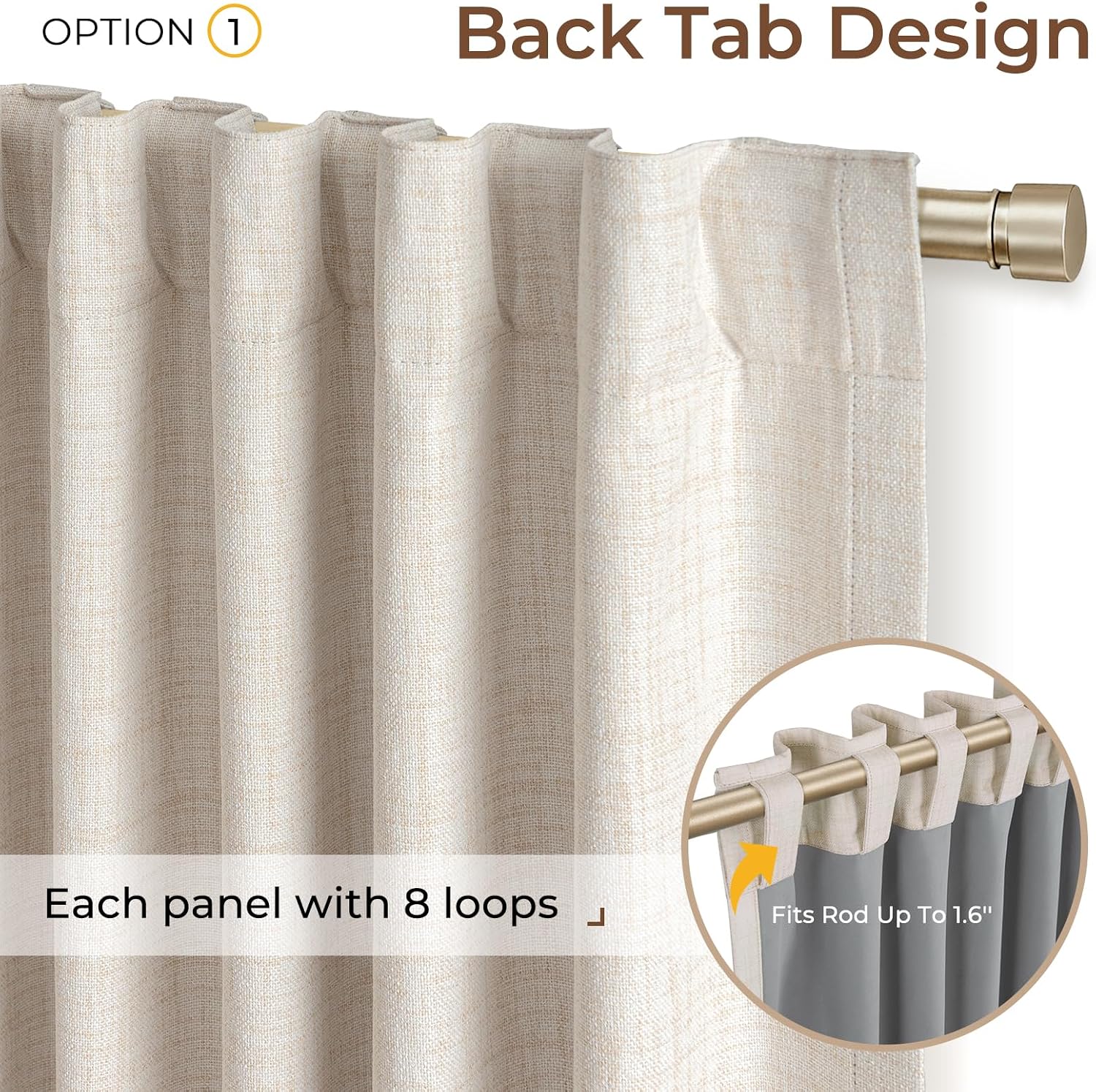 Linen Blackout Curtains