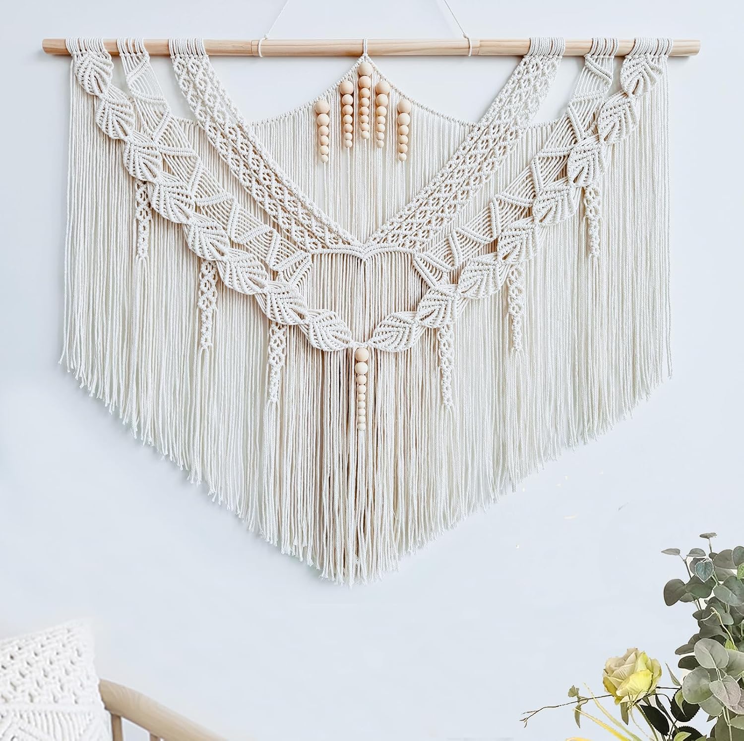 Leaf Macrame Wall Hanging