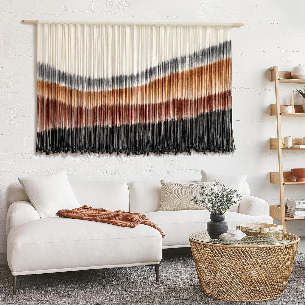 Tie-Dye Macrame Wall Hanging