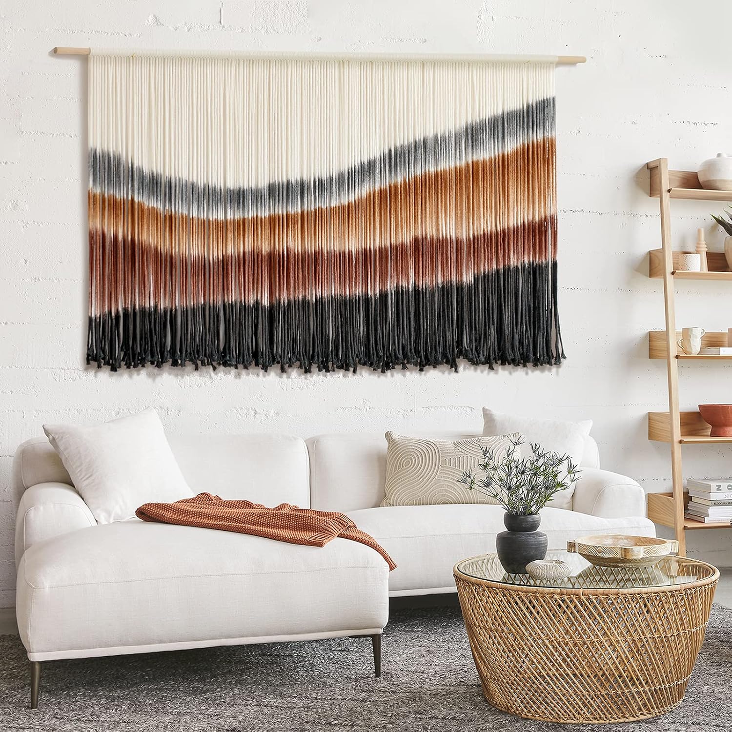 Tie-Dye Macrame Wall Hanging