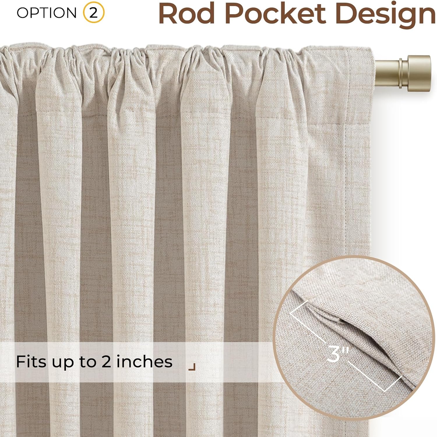 Linen Blackout Curtains