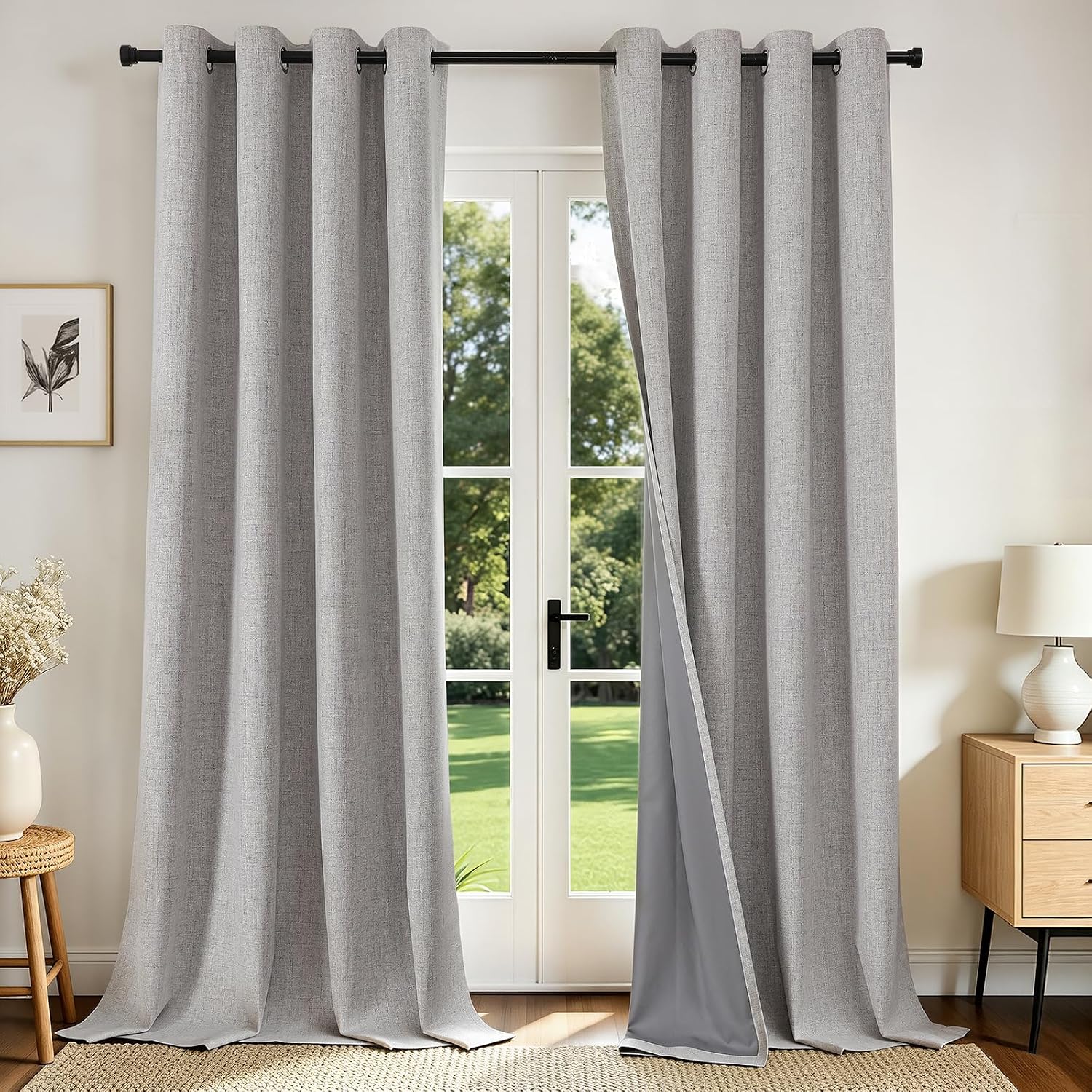 Linen Blackout Curtains