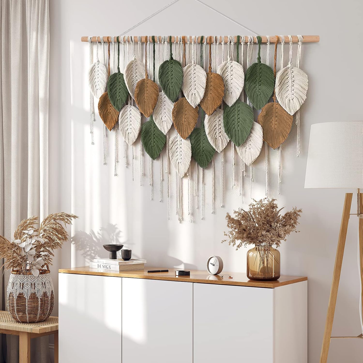 Leaf Macrame Wall Hanging