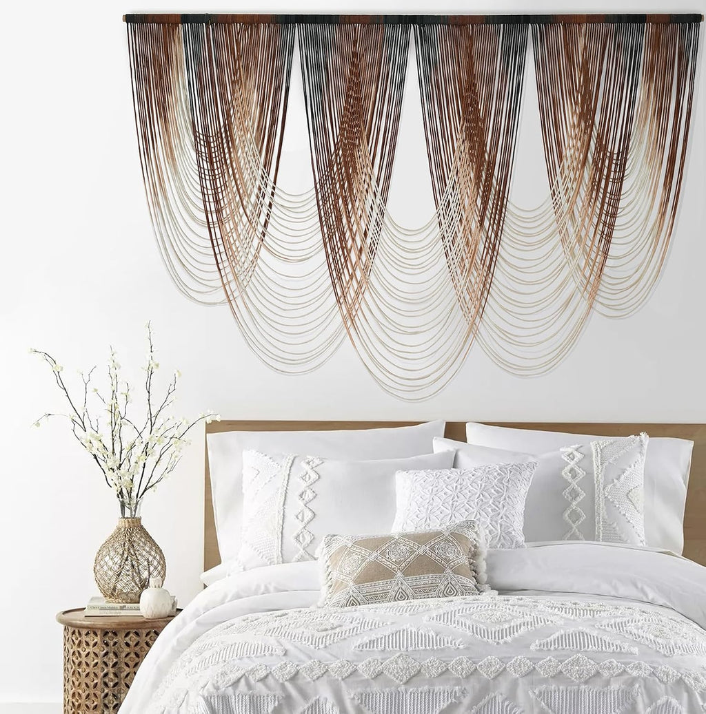 Dip Dyed Macrame Wall Hanging