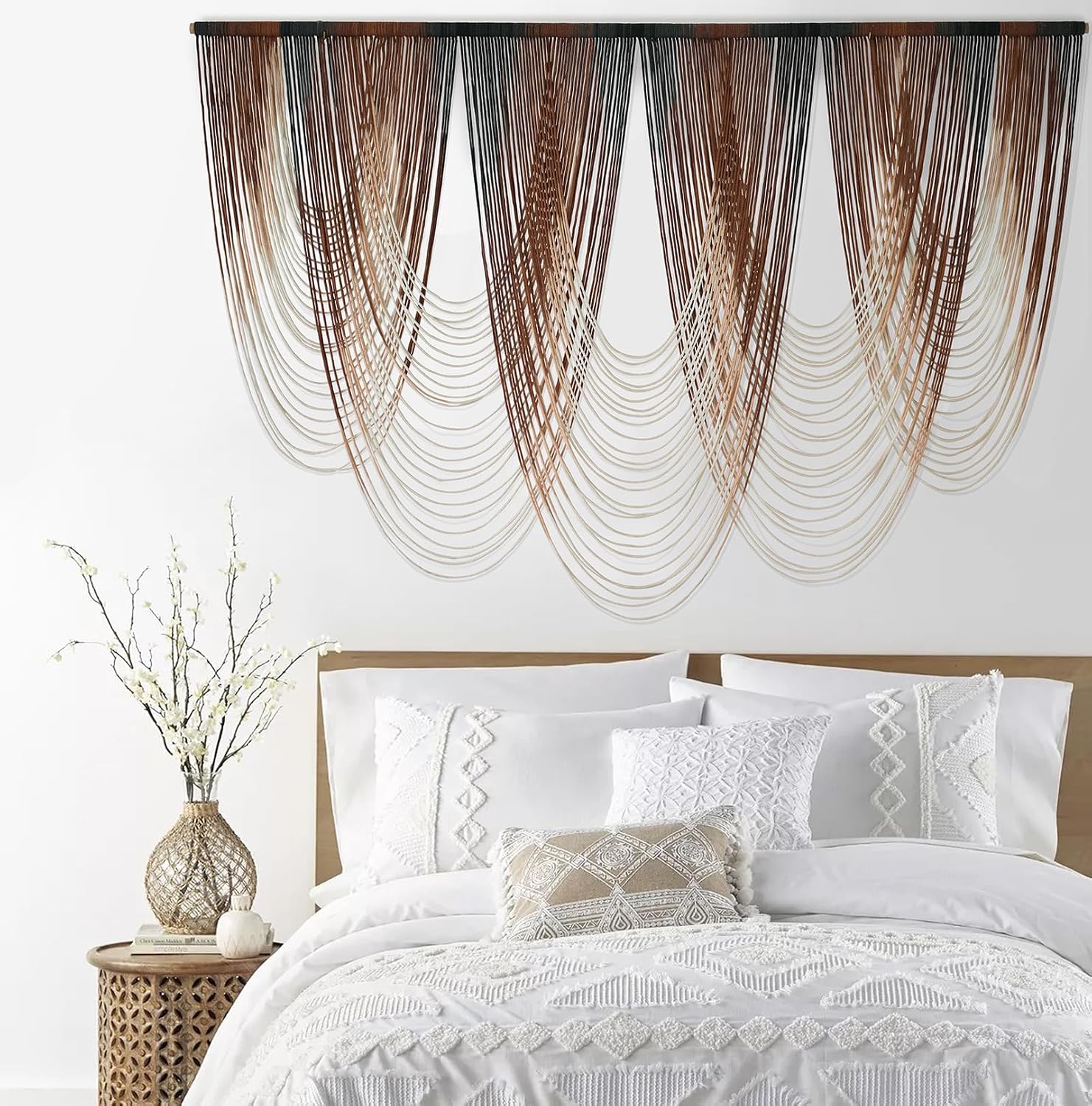 Dip Dyed Macrame Wall Hanging