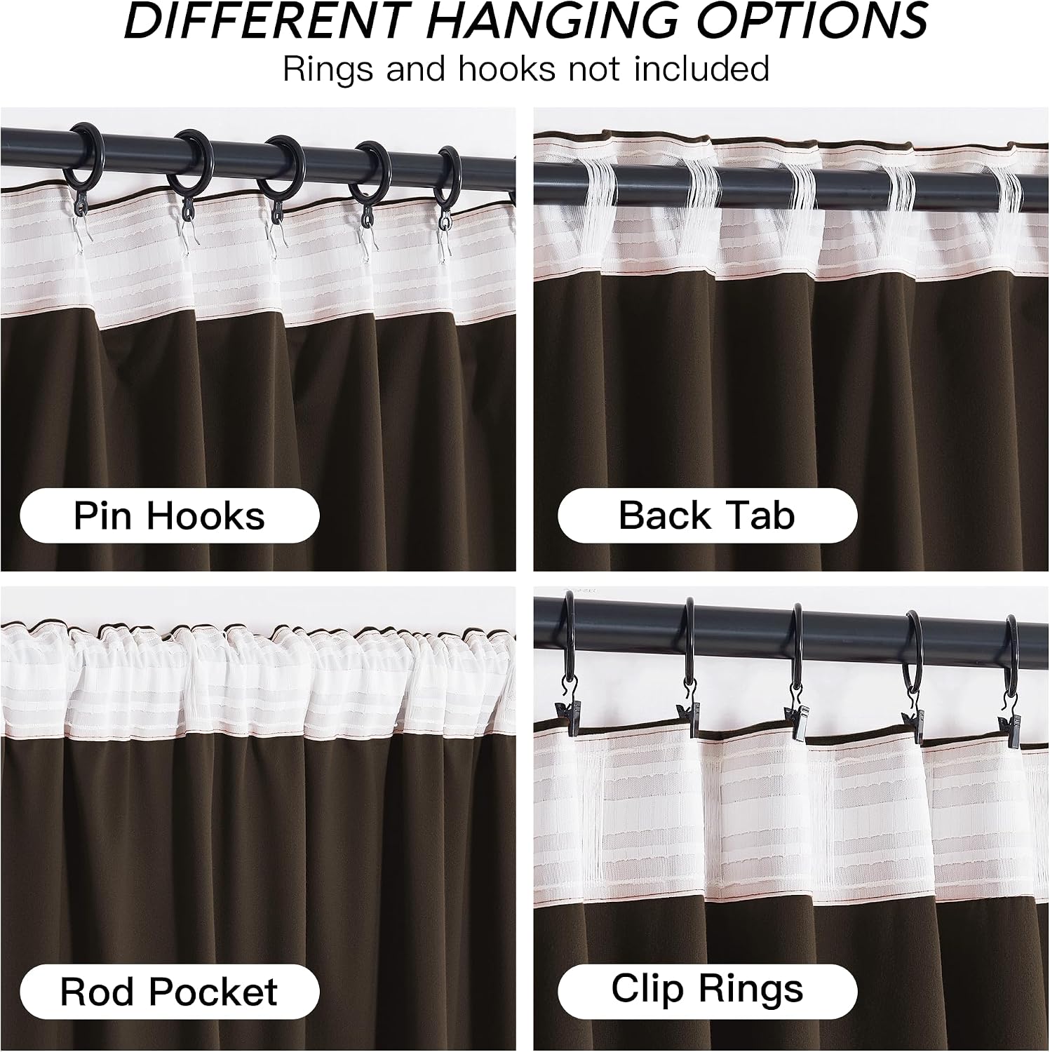 Brown Velvet Blackout Curtains