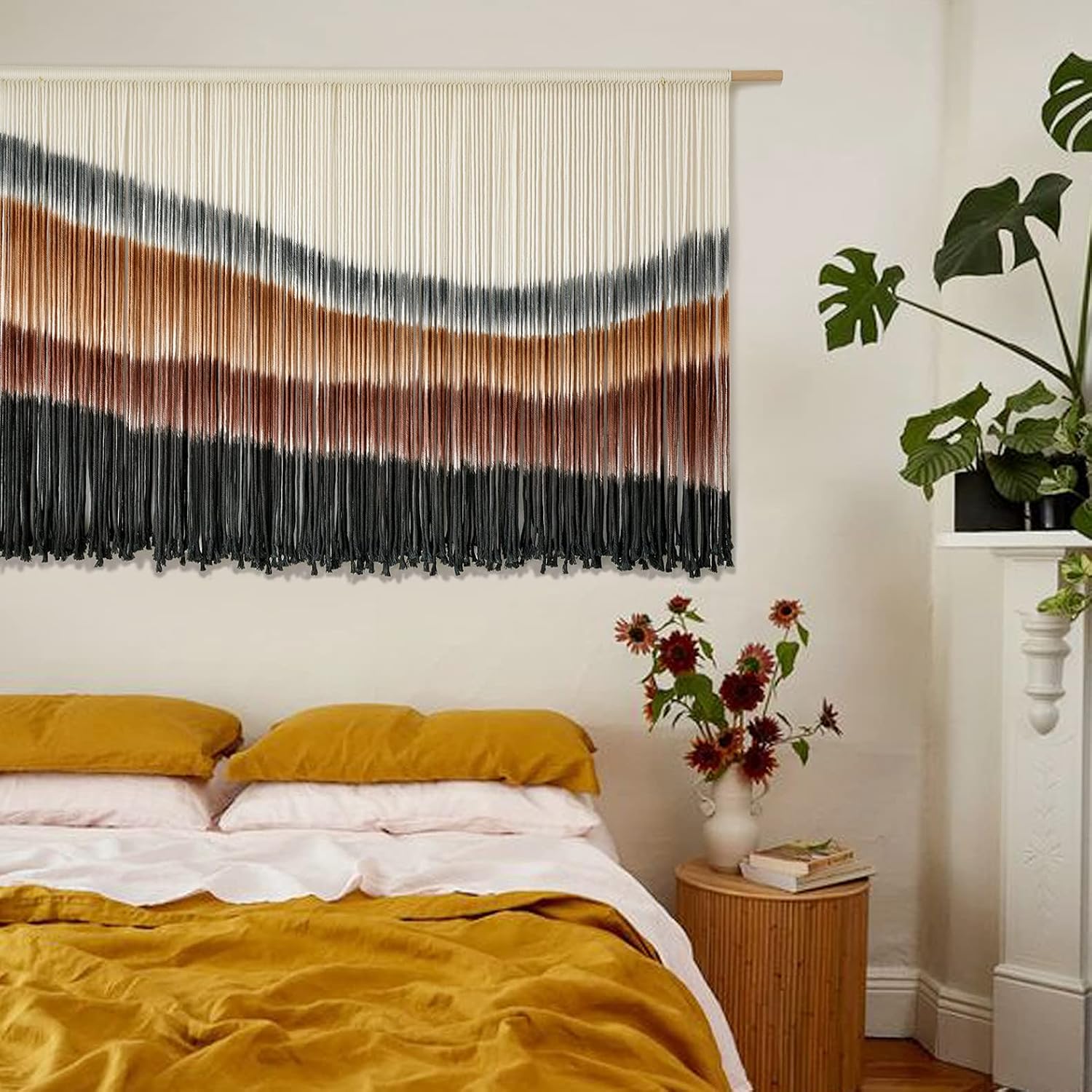 Tie-Dye Macrame Wall Hanging