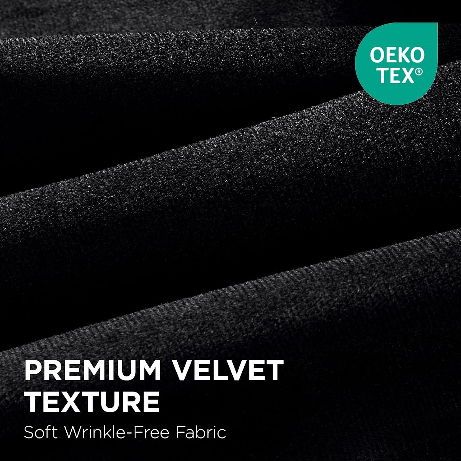 Black Velvet Blackout Curtains