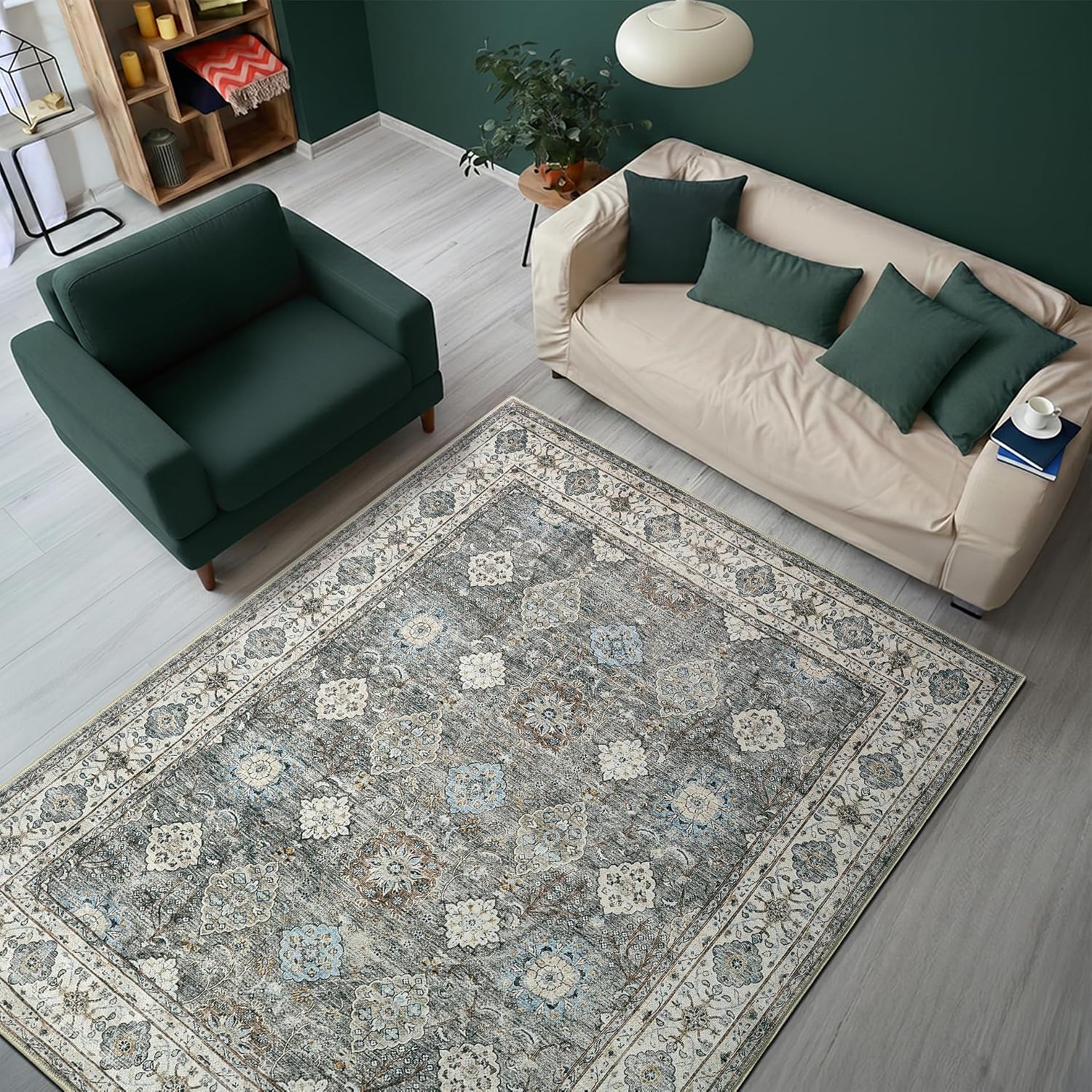 Vintage Washable Area Rug