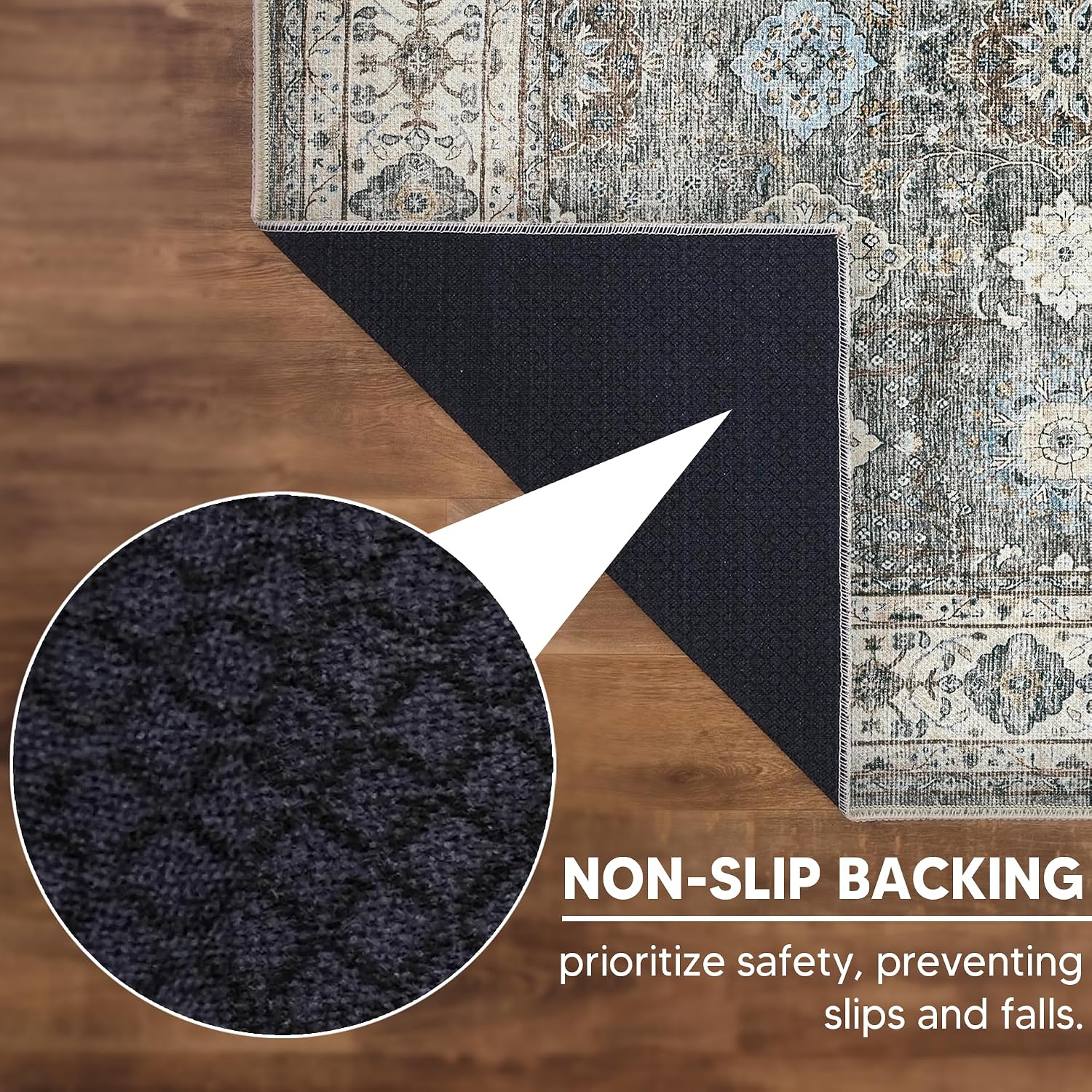 Vintage Washable Area Rug