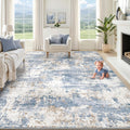 Modern Abstract Washable Area Rug
