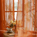 Home Terracotta Boho Lace Curtains
